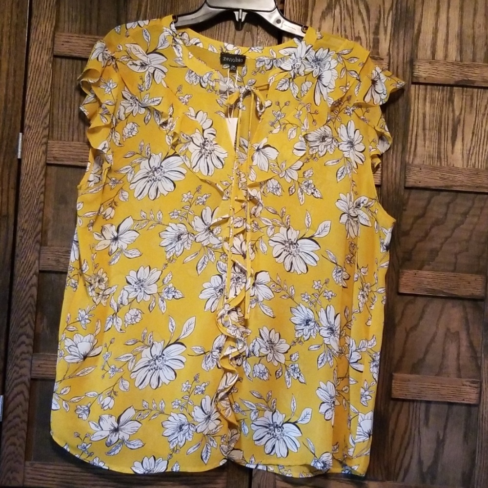 Cute floral fall top